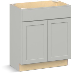 RELIABILT Parkstone II Vanity Base, Light Gray, 30" W, 2 Doors, Fully Assembled - 641165 | Lowe's Pro Supply